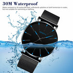 Load image into Gallery viewer, Ultra Thin Blue Men&#39;s Watch
