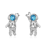 Load image into Gallery viewer, Sterling Silver Reach For The Stars Earrings

