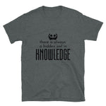 Load image into Gallery viewer, KingWood Hidden Owl In Knowledge Short-Sleeve T-Shirt, Unisex in heather gray
