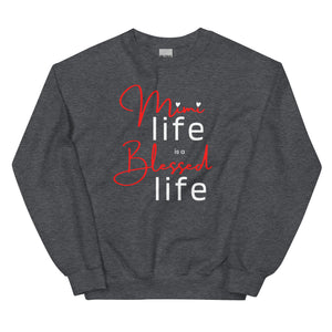 Mimi Life Is A Blessed Life Sweatshirt darg grey
