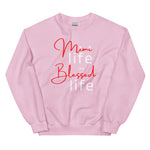 Load image into Gallery viewer, Mimi Life Is A Blessed Life Sweatshirt light pink
