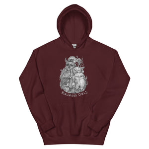 KingWood Owls Color Hoodie, Unisex